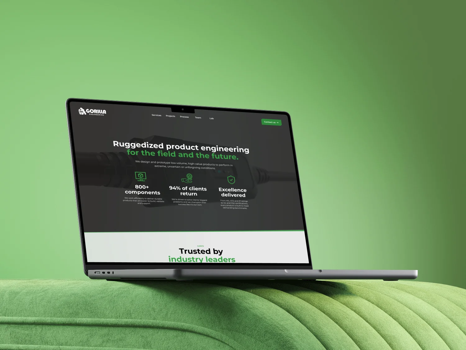 Gorilla Engineering website project preview
