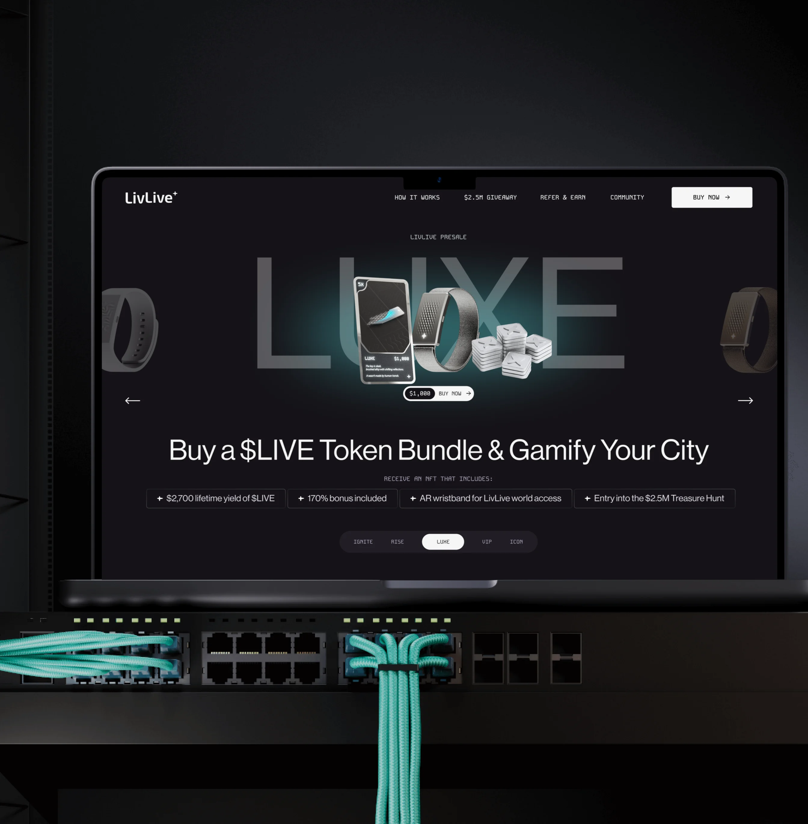 LivLive+ website project preview